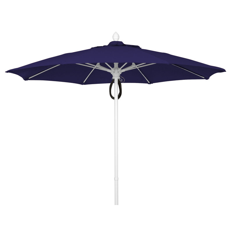 Parasol de marché 9 pi Prestige, Blanc, Capitaine de marine