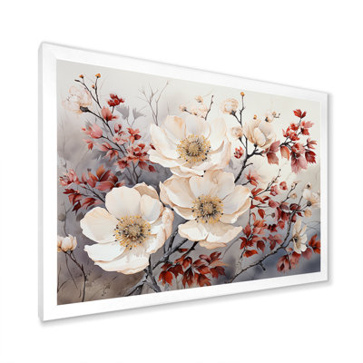 «Seasonal Flowers Charm In Winter», reproduction sur toile