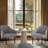 Set Of 2 Luxury Dining Chair Upholstered Seat Kitchen Chairs-450540688