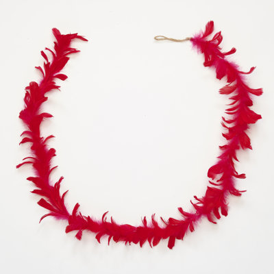 71" Christmas Tree Feather Garland