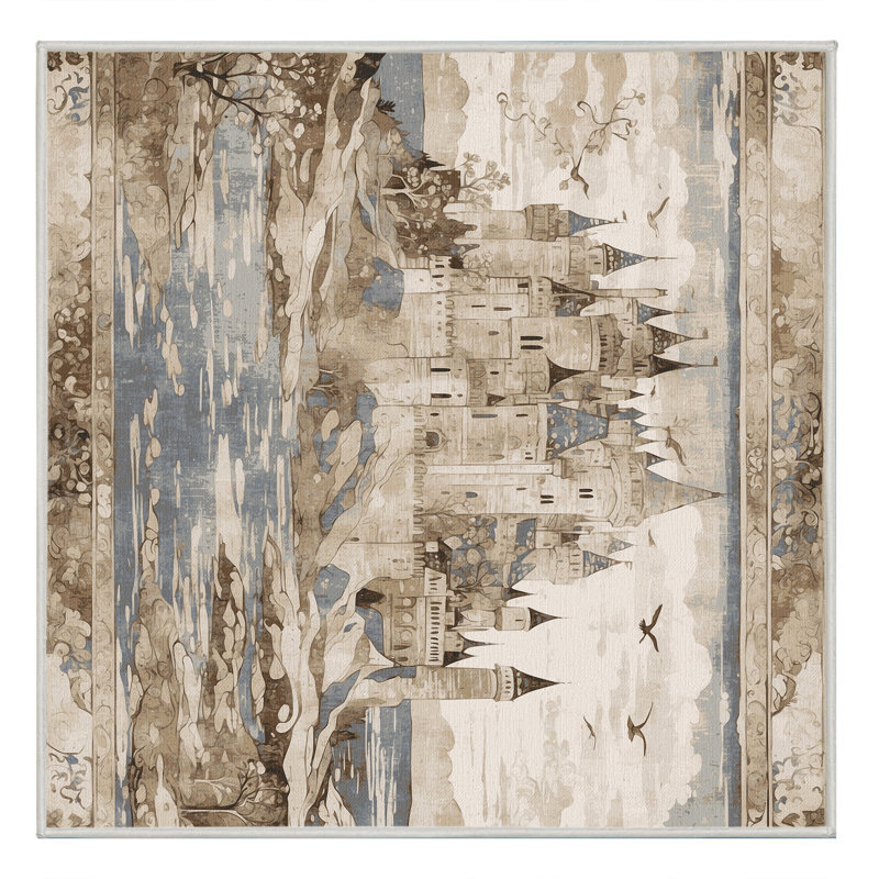 Spiral Keep Rug, Square 8'