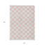 Tapis intérieur lavable à pois rose 10 pi x 14 pi