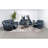 Blue Motion Reclining Loveseat With Console