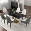 Ensemble de table de salle à manger moderne 7 pièces Zagan-959767344-975128226-959767345