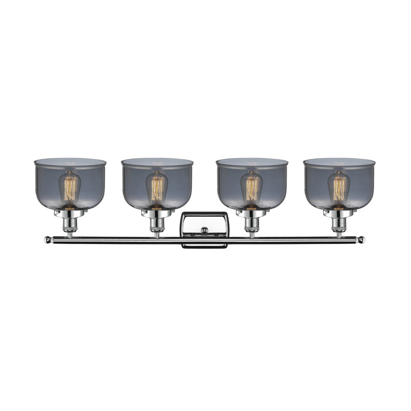 Éclairage pour meuble-lavabo 4 lumières 38 po Ballston Urban Bell, Chrome poli