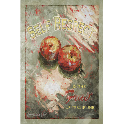 Self Respect - Wrapped Canvas Print