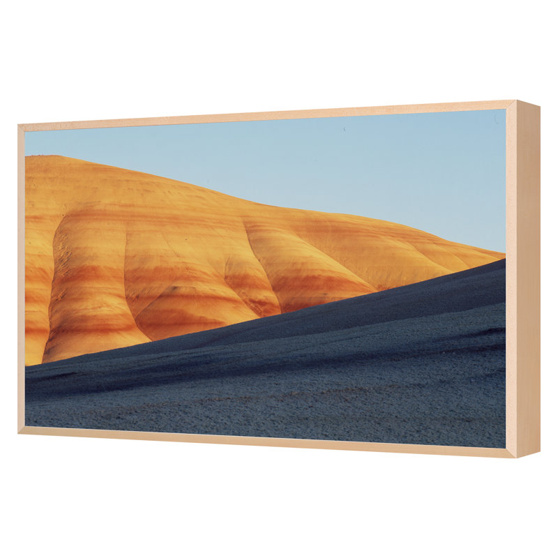 Desert Peak Print by Acer Images, Maple Single Picture Framed