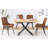 Modern Minimalist Multifunctional Lift Table With 0.8-Inch MFC Tabletop And Black Metal Legs, Can Be Used As Dressing Table, Coffee Table, Dining Table, And Office Desk.