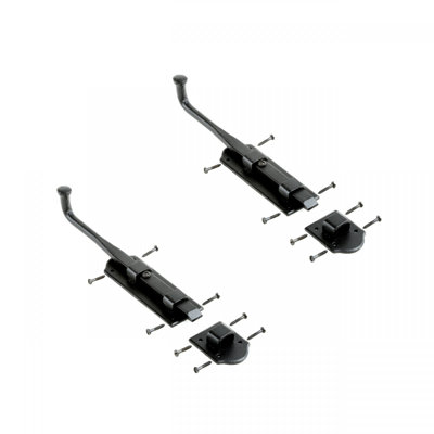 Slide Bolts Black Wrought Iron Tower Style Renovators Supply