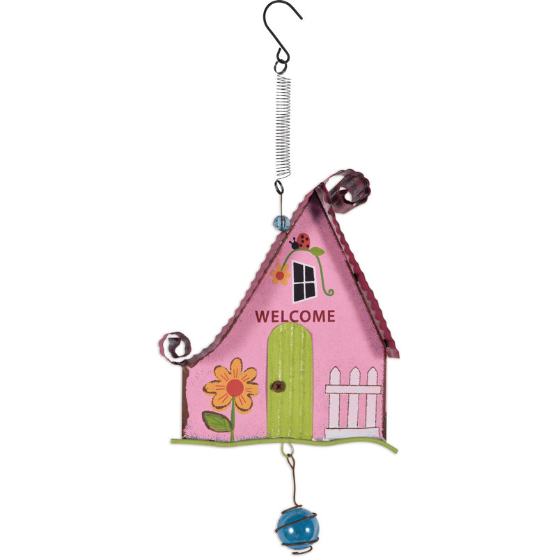 Maison rose gonflable