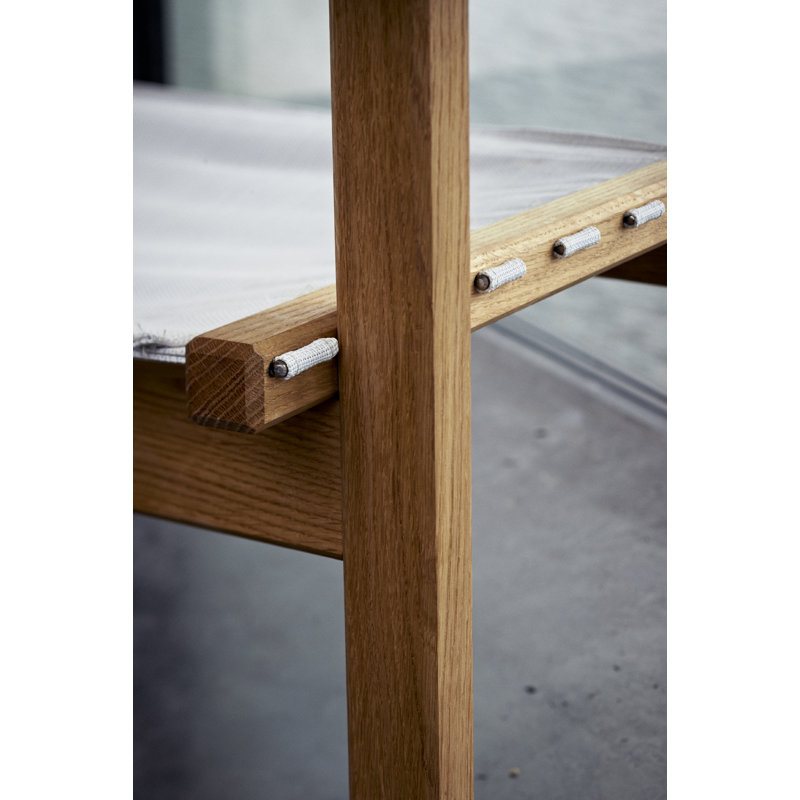 Djurö Teak and Batyline Lounge Armchair