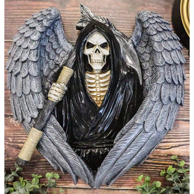 Plaque squelette avec ailes d'ange Gedeonson