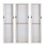 Art mural, 3 toiles en résine, attrait vieilli, l 11,8 po x H 35,5 po au centre et 9,25 po des côtés, intérieur, avec toile de cintres, charme rustique