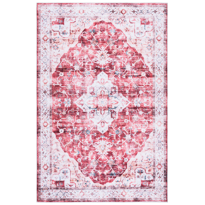 Washable Oriental Indoor Rug, Rectangle 4' x 6'