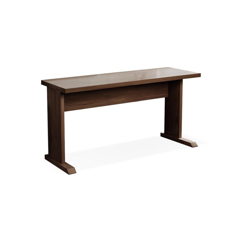 Bureaux rectangulaires en bois massif brun, H 29,53 po x l 55,12 po x P 17,72 po