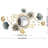 Hudaifa Metal Wall Clock