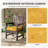 Outdoor 4” Seat Cushions And 19”X19” Outdoor Cushions Dining Seat Cushions -2140156054