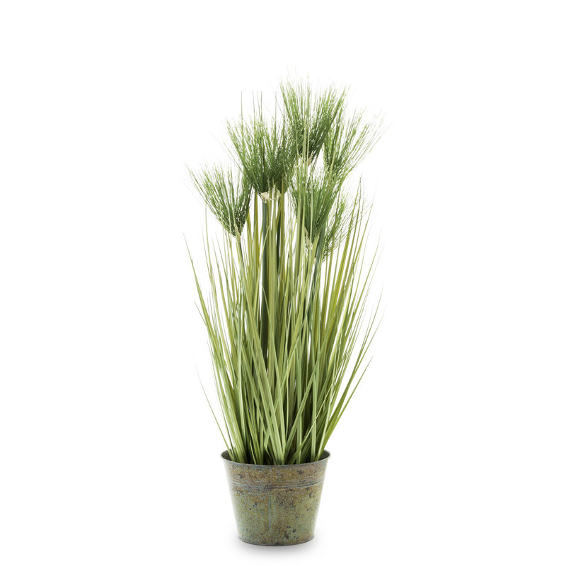 70cm Faux Pampas Grass Grass in Earthenware Pot
