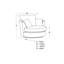 Moana Upholstered Corduroy Swivel Barrel Chair-39703148