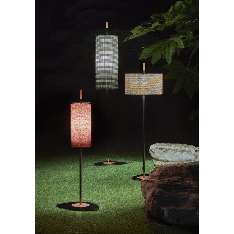Lagoon Outdoor Floor Lamp	, 43.8" H x 14.9" W x 13.7" D, Noumea Goyave