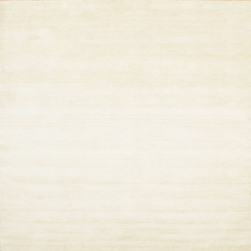 Tapis beige contemporain, Carré 8 pi