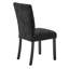 Chaise de salle à manger extra noire 2pk