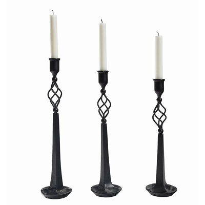 16'' H Metal Tabletop Candlestick