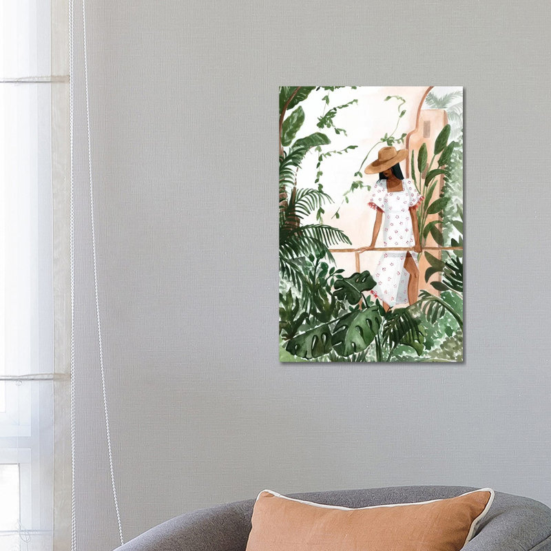«Peaceful Morocco» par Sabina Fenn - reproduction d'art, H 26 po x l 18 po x 1,5 po, Toile tendue, Aucun mat