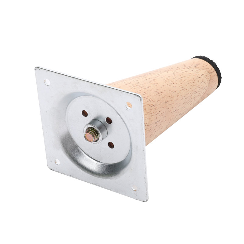 Verdi Solid Wood Table Leg, 10cm H x 4.5cm W x 4.5cm D, Natural