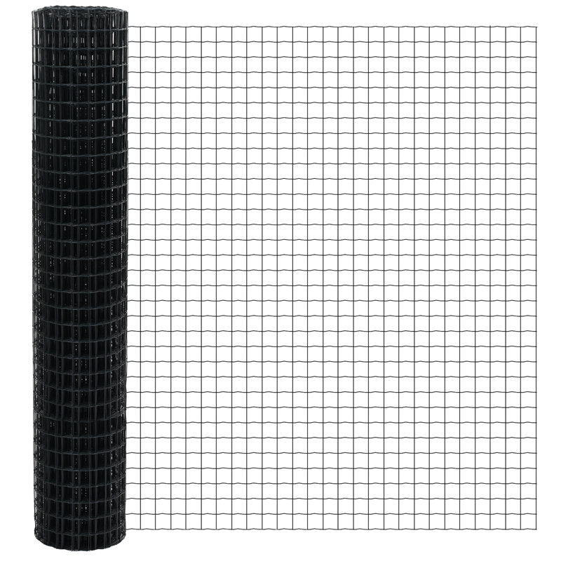 1000 cm W Border Fencing, Grey, 150 x 1000 x 0.2 cm