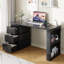 MDF Computer Desk with Built-In Electrical Outlet-1257976712