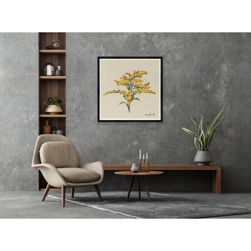 Goldenrod Print, Black