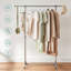 Adjustable Rolling Clothing Rack