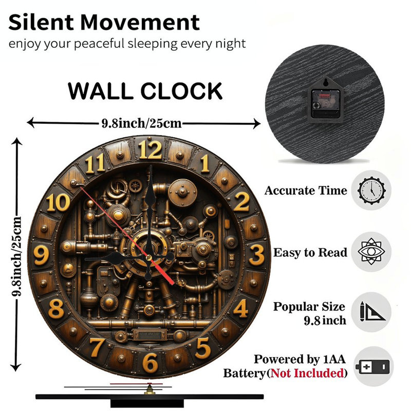 Koi Fish Wall Clock