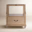 Mabel Marble 1 drawer Nightstand-305866289