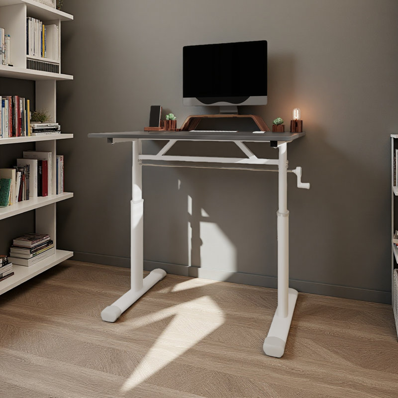 Bureau d'étude réglable pour enfants et adultes - Bureau multifonctionnel réglable en hauteur pour la maison / le bureau, conception compacte