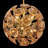 Fredrick Ramond Maya Large 8-Light Pendant with Hand-Blown Glass-122467667-122467668-122467669