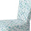 Chaise d'appoint à motif géométrique - Fauteuil bleu-1255874769