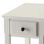 Table d'appoint en bois blanc avec tiroir - Améliore l'esthétique de votre maison