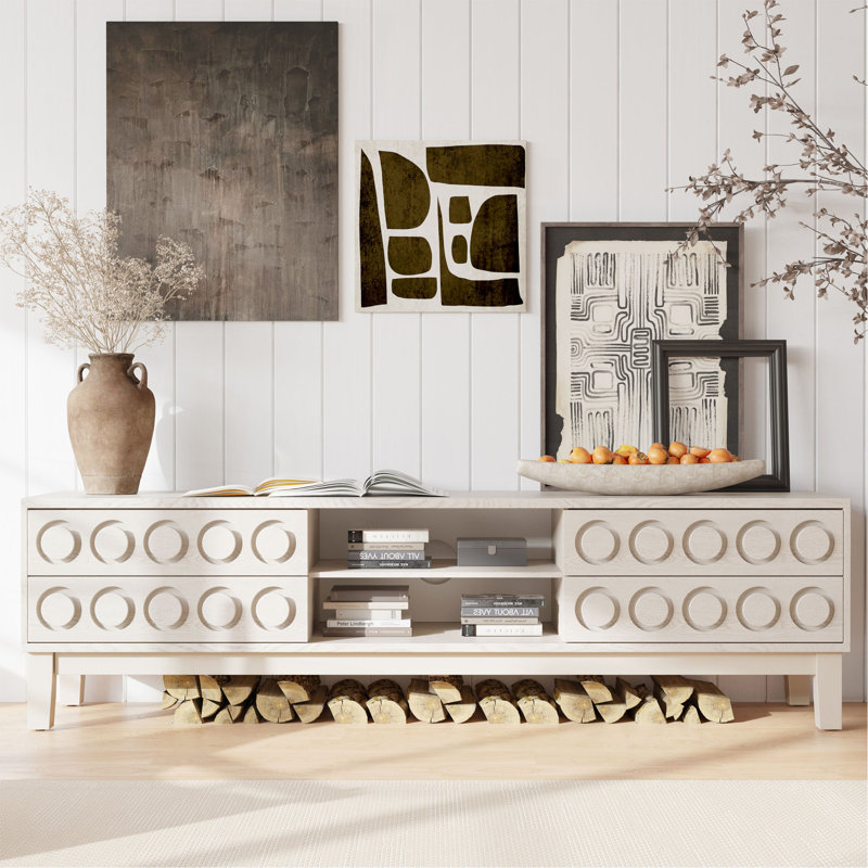 TV Stand for TVs up to 75", White