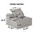 Modern Oversized Modular Sectional Sofa,Sparkling Chenille Fabric Soft Cushion Sofa With 2 Pillows,DIY Combination Tufted Sofa,No Assembly Required-39239968