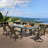 Extendable Rectangular Aluminum Outdoor Folding Dining Table