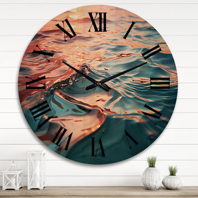 Raphaelle Solid Wood Wall Clock
