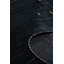 Élégant tapis bleu minuit de style Gabbeh 6 x 8 avec des motifs tribaux subtils