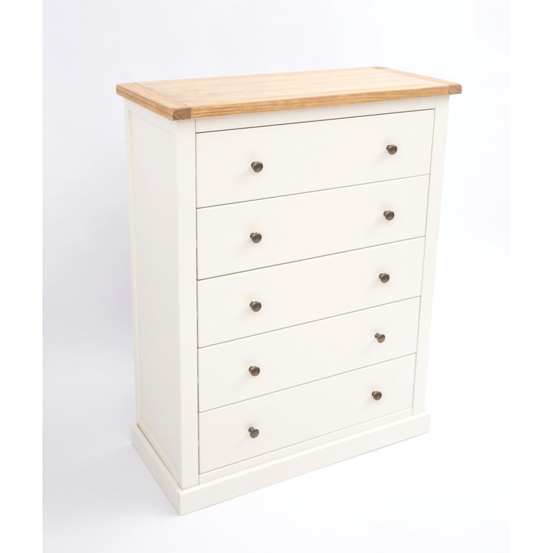 Emmet 90cm W 5 - Drawer Chest of Drawers