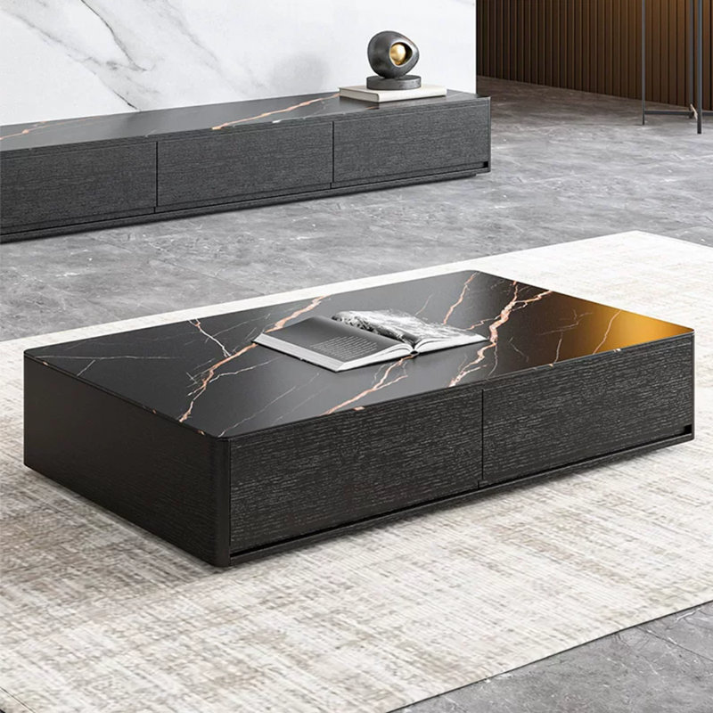 Table basse Rock Top, H 14,17 po x l 47,24 po x P 23,62 po