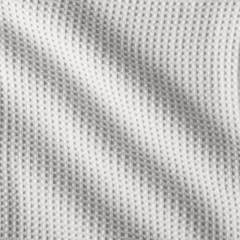Couverture en coton gaufré uni, Très grand / Très grand californien, Blanc