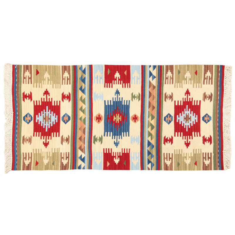 Jalal Southwestern Hand Woven Area Rug, Rectangle 160 x 230cm
