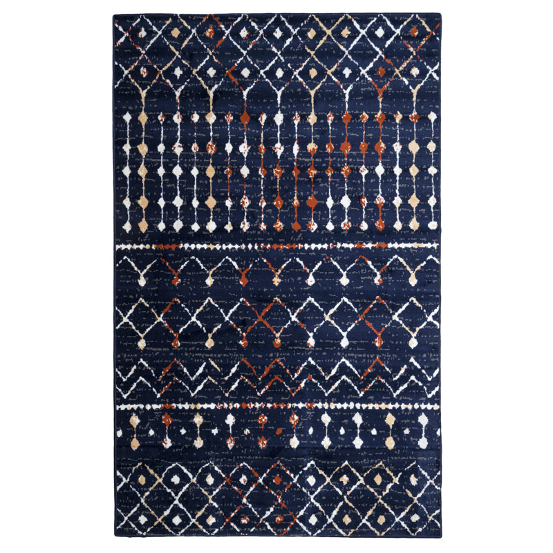 Blando Moroccan Indoor Rug, Rectangle 7'8" x 11'