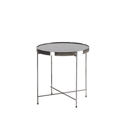 Garrow Glass Top End Table